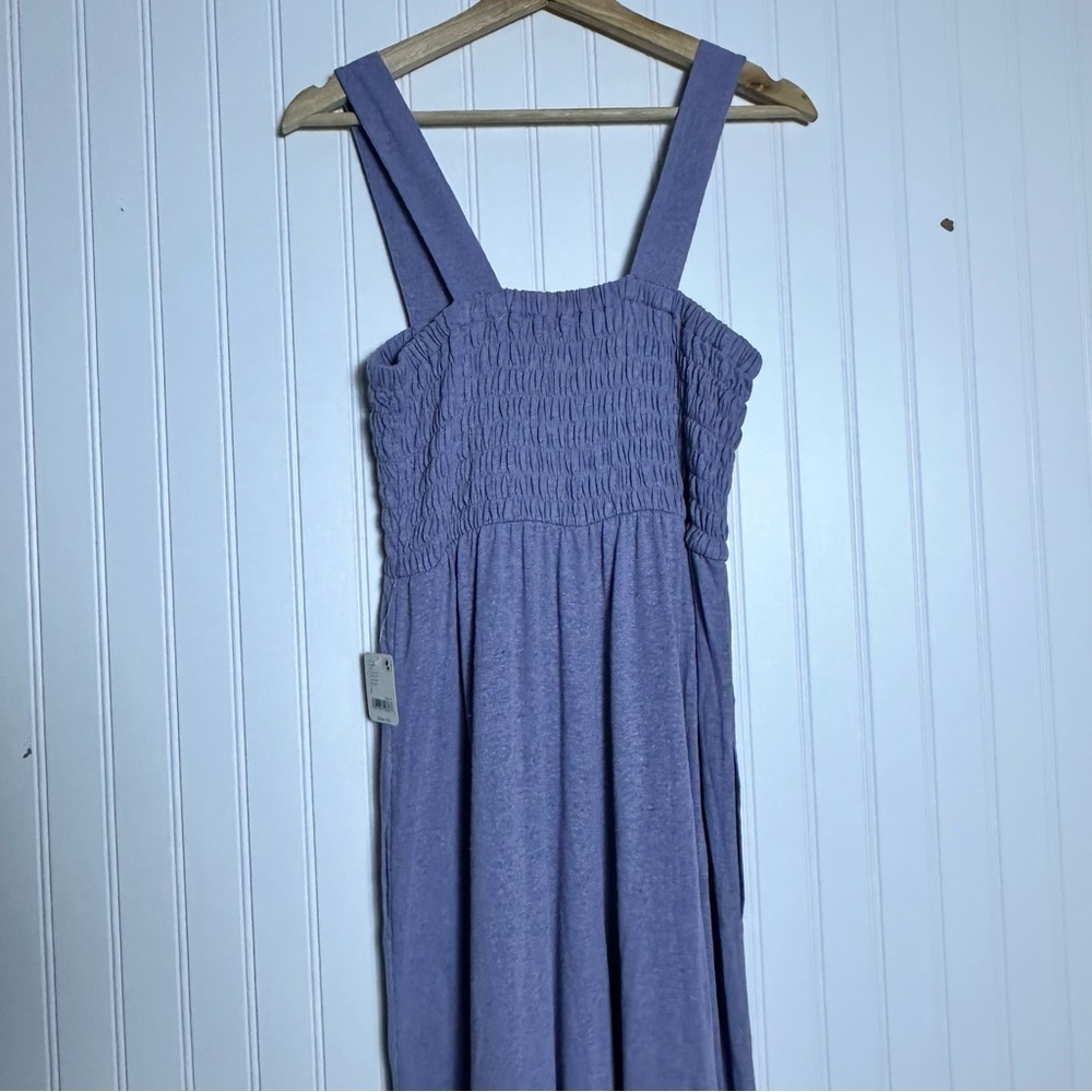 Free People Beach Homecoming Jumpsuit in a linen-blend fabrication S Wide Leg - Picture 9 of 10